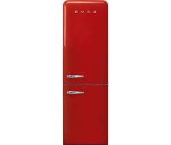 Smeg Fridge Freezers Deals Currysie Smeg Fab32rrd3uk 60 40 Fridge Freezer Red
