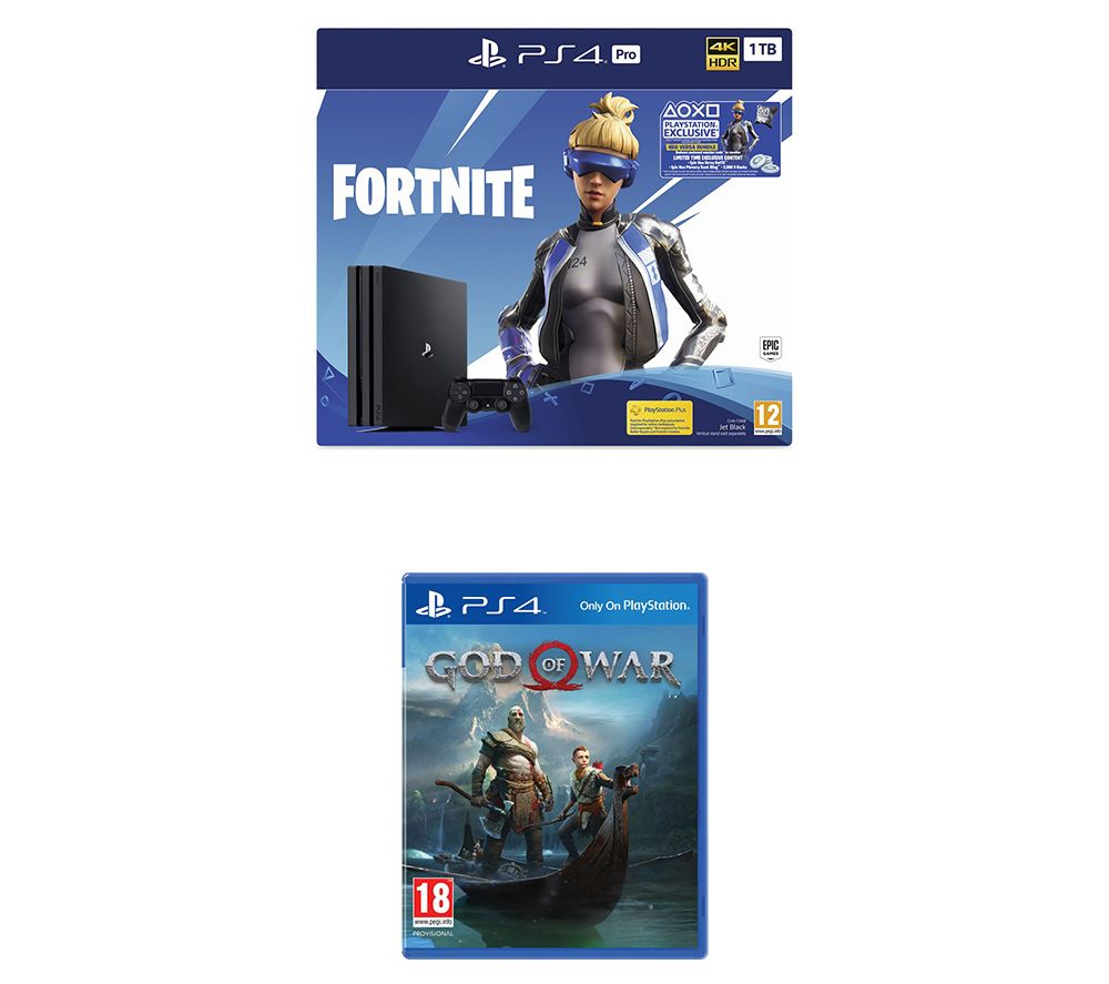 349 00 For Sony Playstation 4 Pro With Fortnite Neo Versa God Of War Bundle Deal Direct Co Uk