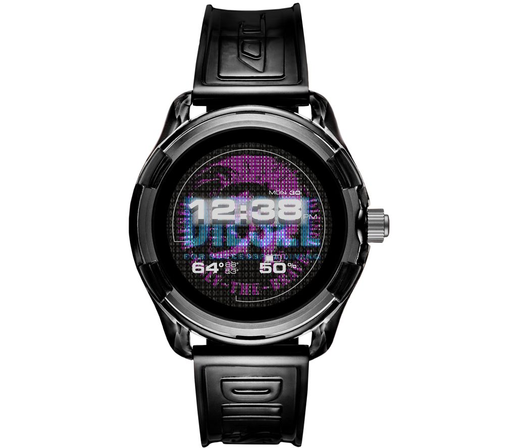 DIESEL Fadelite DZT2018 Smartwatch - Black, Plastic Strap, 43 mm