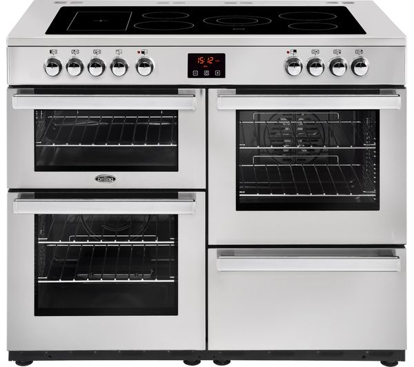 Belling Cookcentre 110e Electric Ceramic Range Cooker Stainless Steel