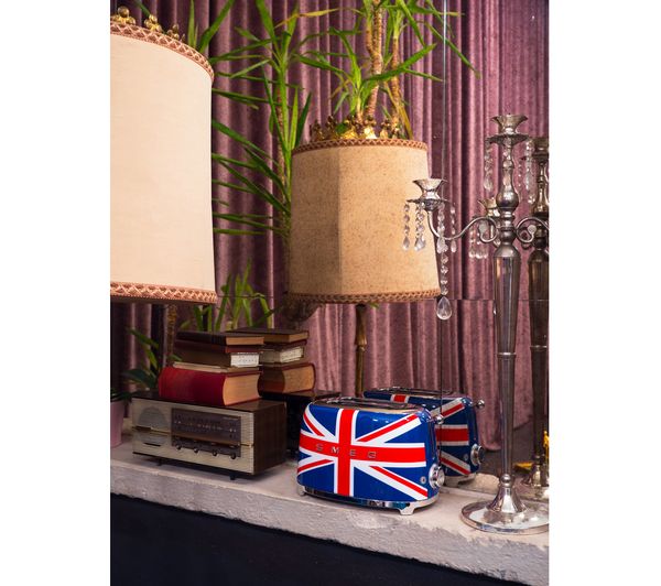 TSF01UJUK SMEG 50's Retro TSF01UJUK 2Slice Toaster Union Jack