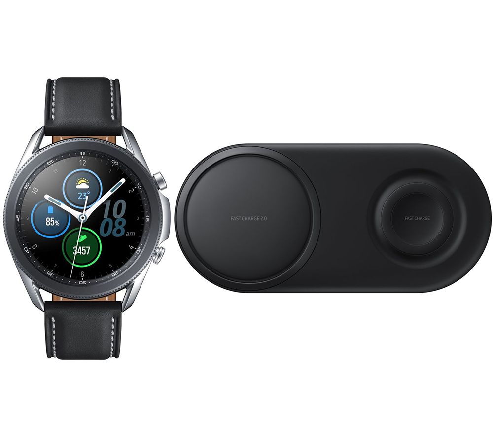 SAMSUNG Galaxy Watch3 & Qi Wireless Duo Charging Pad Bundle Review