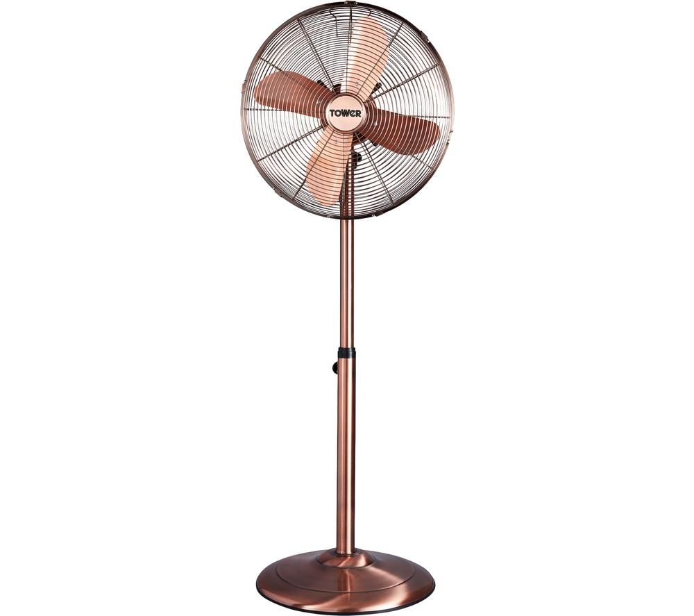 Buy Tower Tc Portable 16 Pedestal Fan Copper Free Delivery Currys