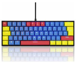 Firefight 60% Mechanical Gaming Keyboard - Blue, Red & Yellow