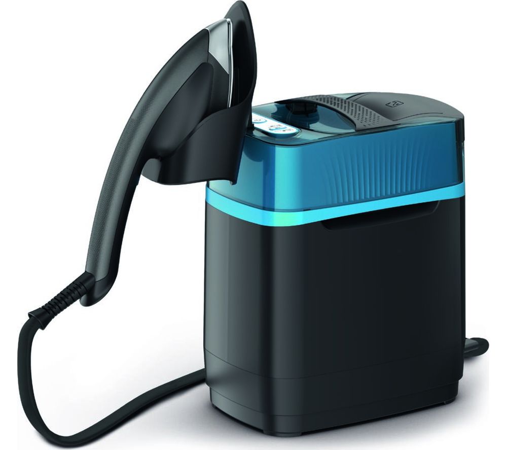 TEFAL Cube UT2020 Clothes Steamer - Blue & Black