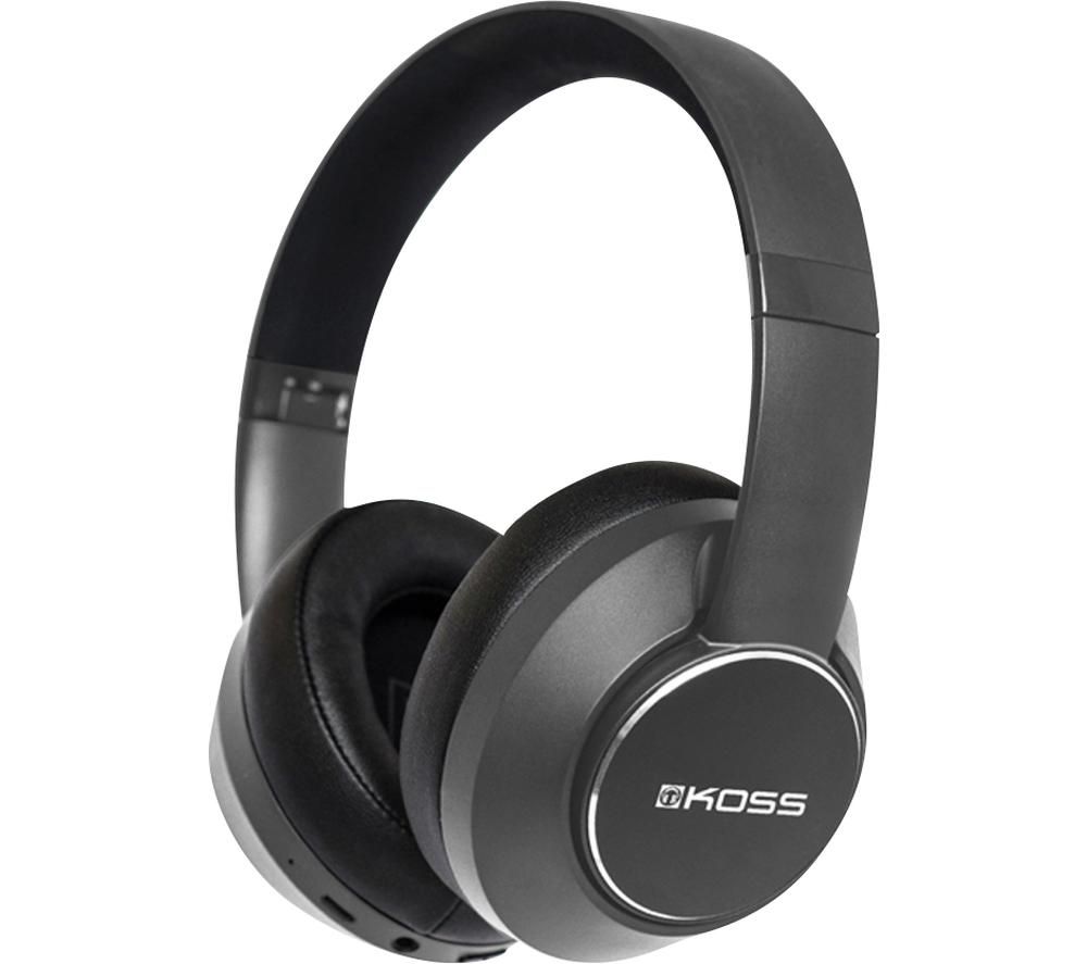 KOSS BT740iQZ Wireless Bluetooth Noise-Cancelling Headphones - Black