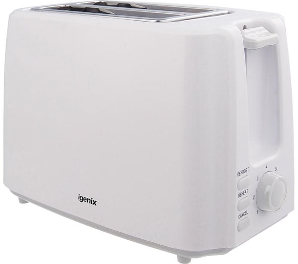 Igenix Ig3011 2 Slice Toaster White