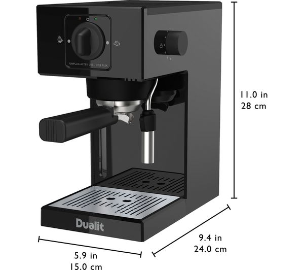 DUALIT 84470 Coffee Machine - Black - 84470 - Currys Business