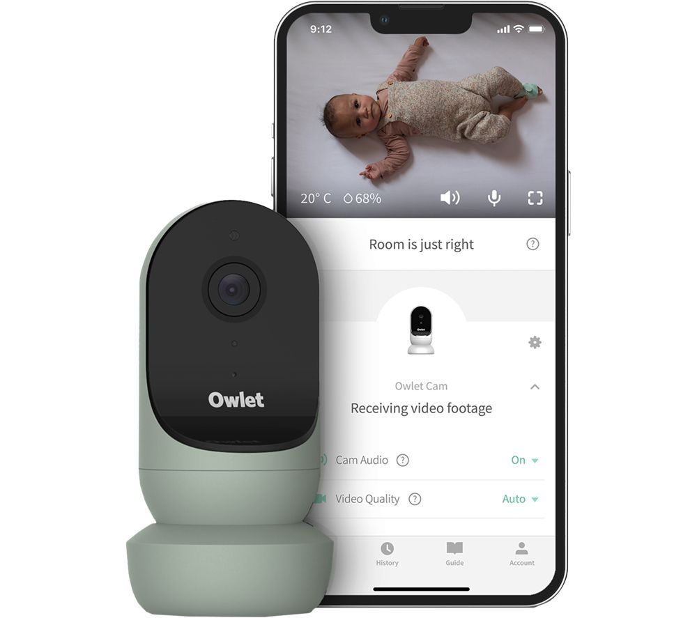 Cam 2 Smart HD Video Baby Monitor Camera - Sage
