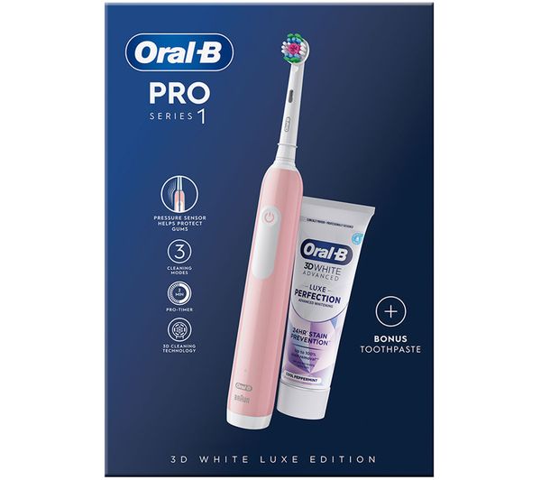 Oral B Pro 1 Cross Action Electric Toothbrush With Toothpaste