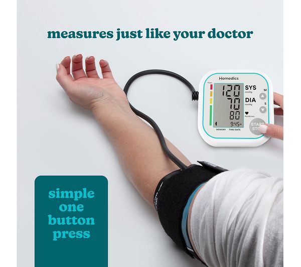 BPA5020EU1 HOMEDICS BPA5020EU1 Automatic Arm Blood Pressure Monitor Currys Business