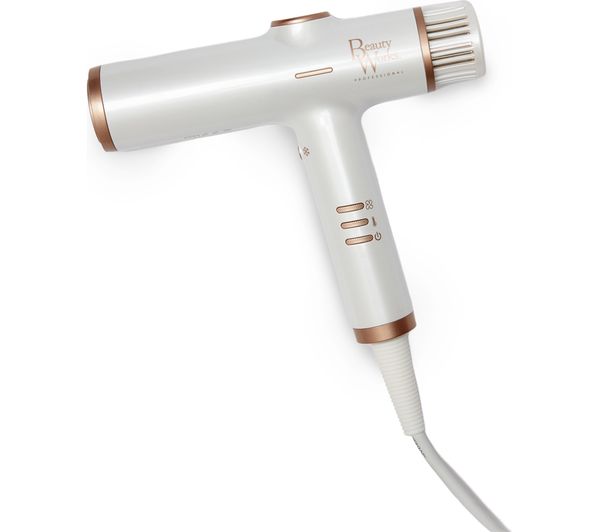 Beauty Works Aeris Hair Dryer Gold White