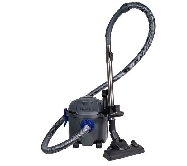 Russell Hobbs Tidy Tub Rhtv2001 Cylinder Bagged Vacuum Cleaner Blue Grey