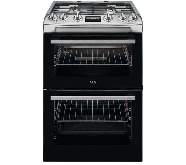 Aeg Cgx6130acm 60 Cm Gas Cooker Stainless Steel