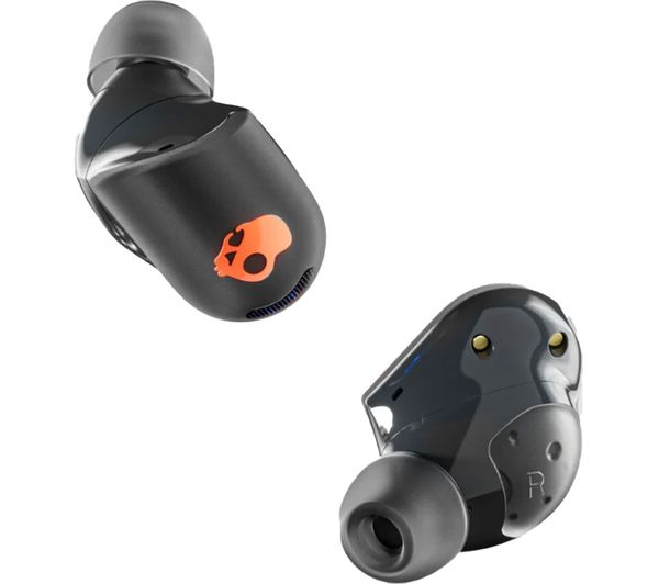 Skullcandy Sesh Anc Active Wireless Bluetooth Noise Cancelling Earbuds True Black Orange