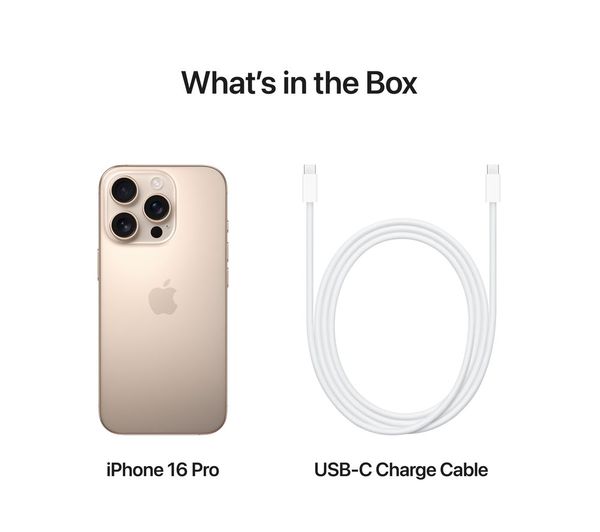 MYNW3QN/A - APPLE iPhone 16 Pro - 1 TB, Desert Titanium - Currys