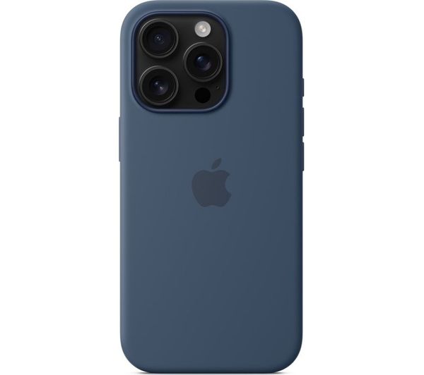 Apple Iphone 16 Pro Silicone Case With Magsafe Denim
