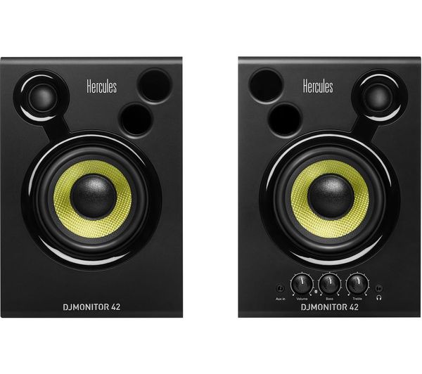 An image of HERCULES DJ Monitor 42 Speakers - Black