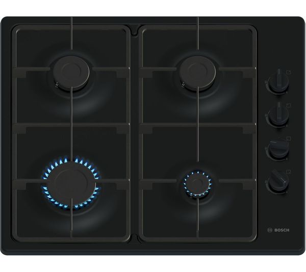 Bosch Series 2 Pbp6b6k60 60 Cm Gas Hob Black