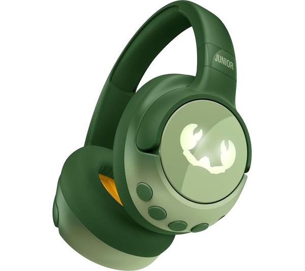 Fresh N Rebel Clam Junior Wireless Bluetooth Noise Cancelling Kids Headphones Lucky Lizard