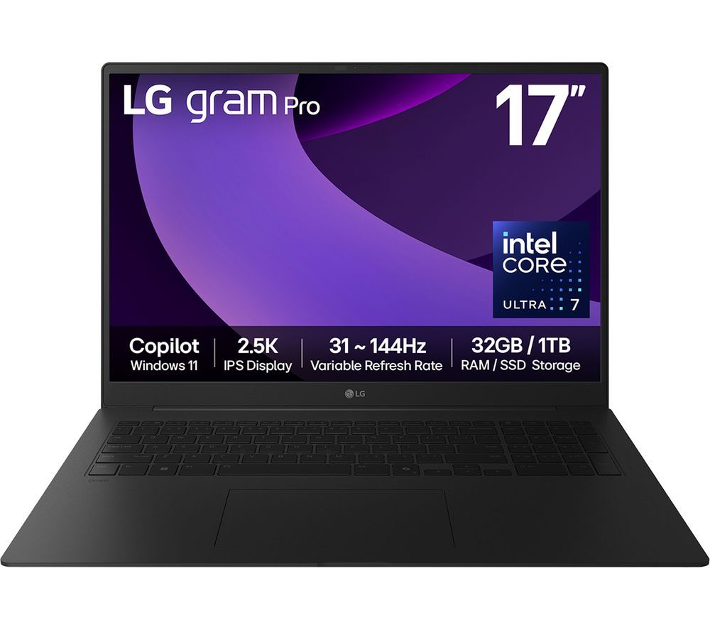 gram Pro 17Z90TP-G.AD88A1 17" Laptop - Intel® Core™ Ultra 7, 1 TB SSD, Black