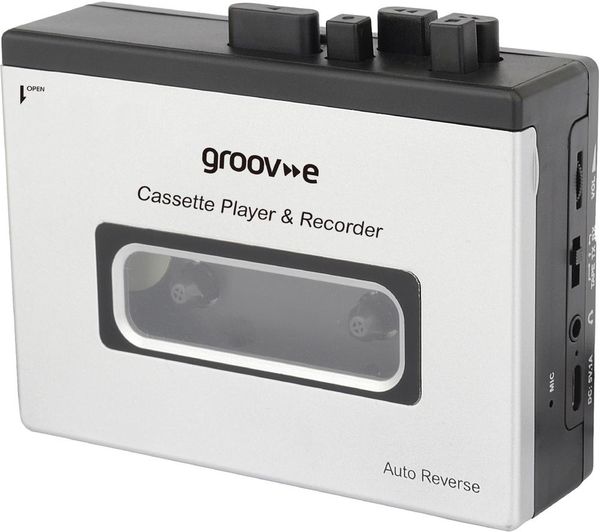 Groov E Retro Series Gv Ps530 Cassette Player Recorder Silver