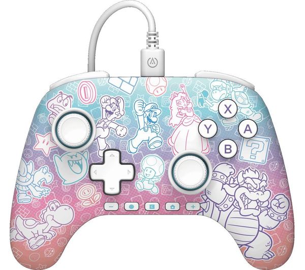 Powera Advantage Wired Controller For Nintendo Switch 20 Mushroom Kingdom