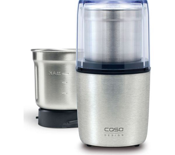 Caso Kitchen Flavour Spice Coffee Grinder Black Silver