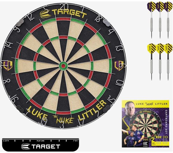 An image of TARGET Luke Littler Dartboard Set
