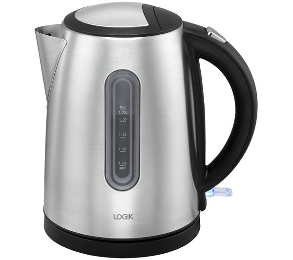 An image of LOGIK L17JKS26 Traditional Kettle - Stainless Steel