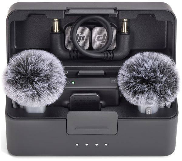DJI Mic Mini 2 (2 TX + 1 RX + Charging Case) Wireless Microphone Kit - Grey & Black
