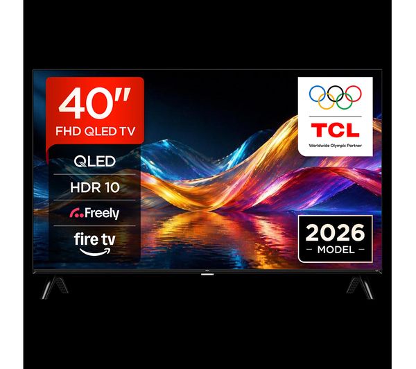 An image of TCL V5D 40" QLED Full HD HDR Smart Fire TV with Freely 2026 - 40V5D-UK