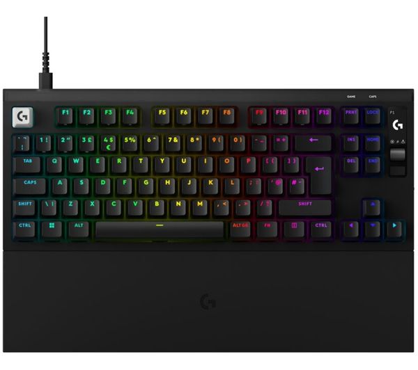 An image of LOGITECH PRO X2 RAPID Mechanical Gaming Keyboard - Black