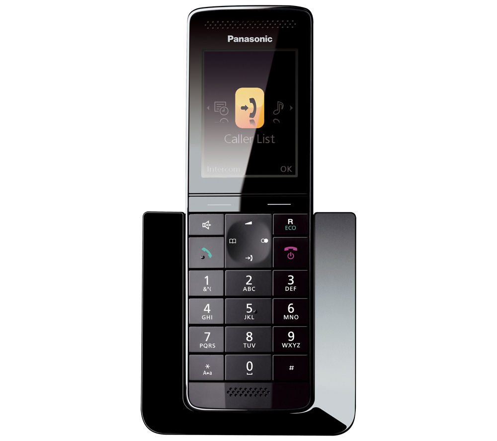 PANASONIC KX-PRS120EW Cordless Phone with Answering Machine, Black Review