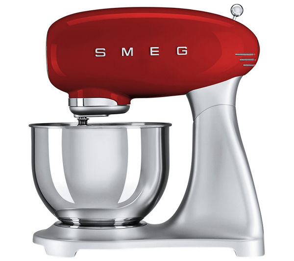 SMEG SMF01RDUK 50's Retro Stand Mixer - Red, Red