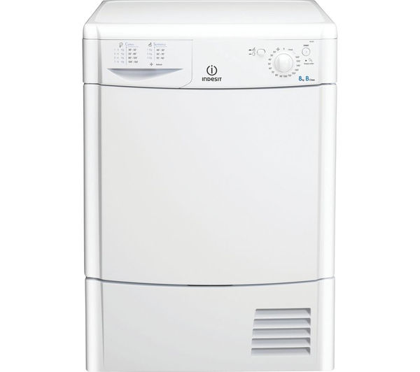 INDESIT Ecotime IDC8T3B Condenser Tumble Dryer - White