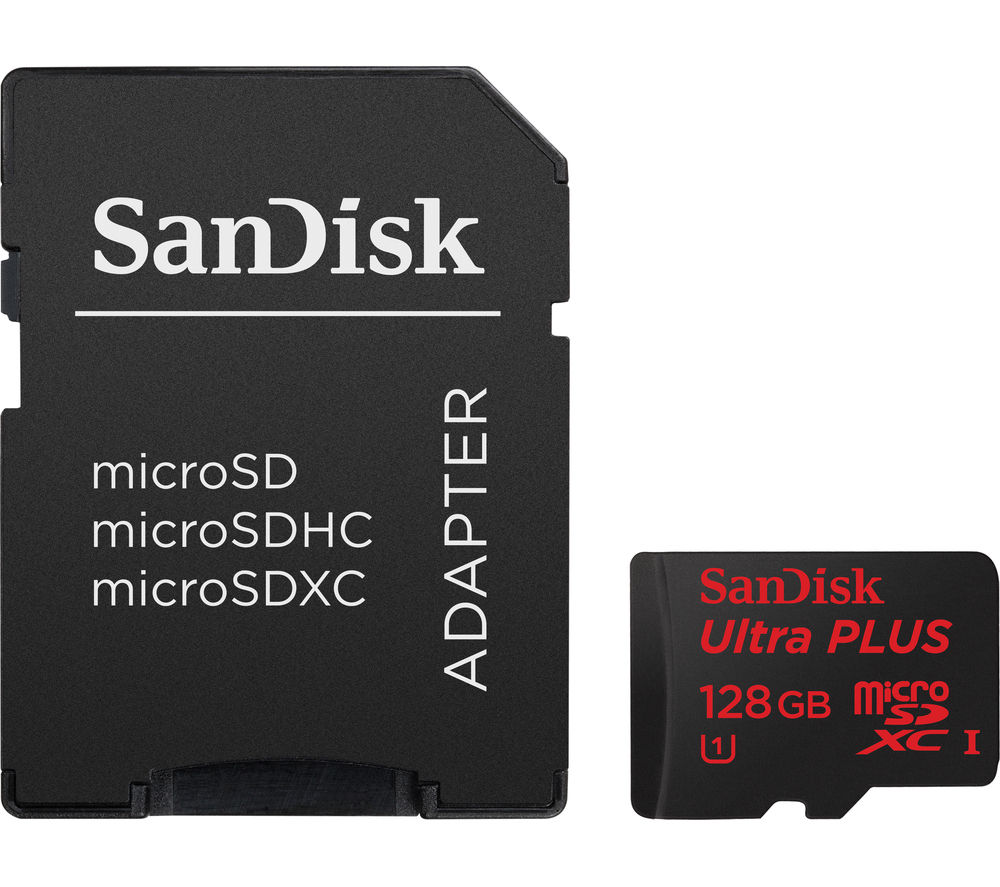 SANDISK Ultra Performance Class 10 microSD Memory Card - 128 GB