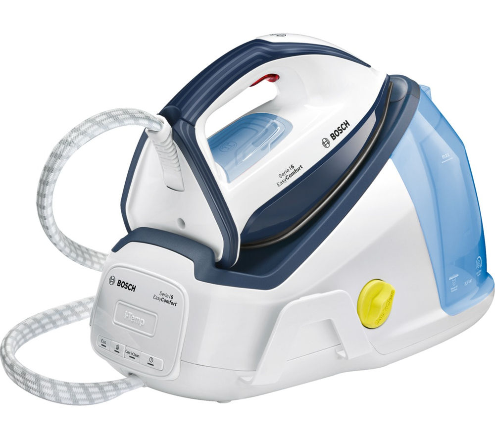 BOSCH Easy Comfort TDS6010GB Steam Generator Iron – White & Blue, White