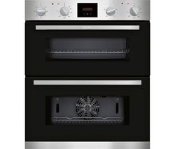 NEFF J1HCC0AN0B Electric Built-under Double Oven - Stainless Steel