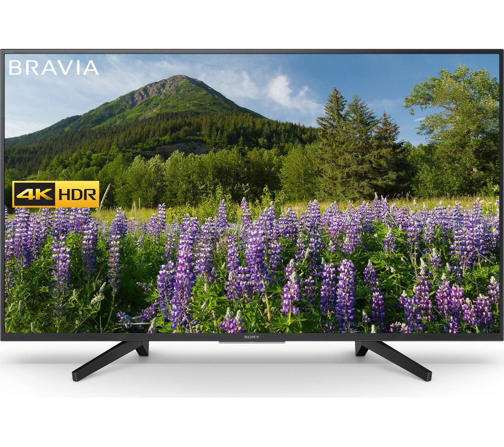 49″  SONY BRAVIA KD49XF7003 Smart 4K Ultra HD HDR LED TV, Gold
