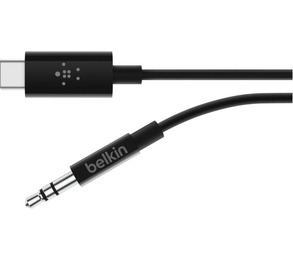 Image of BELKIN F7U079bt03-BLK USB-C to 3.5 mm Audio Cable - 0.9 m