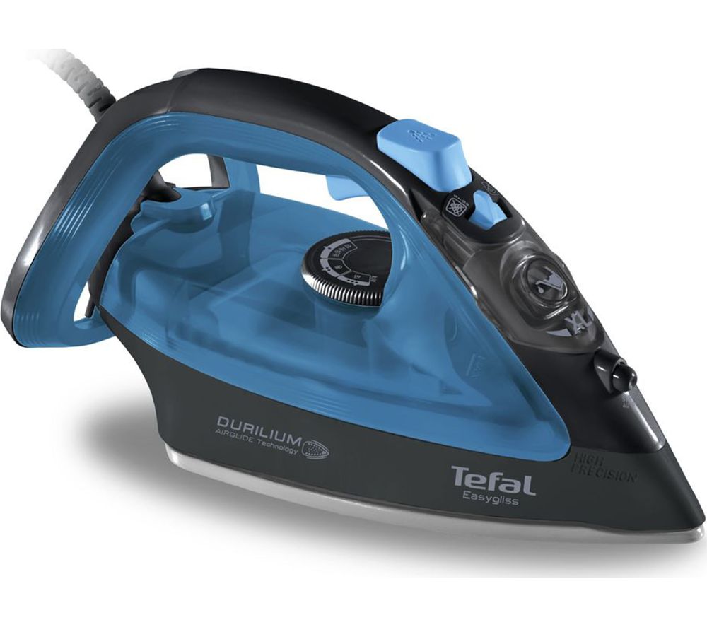 TEFAL Ultraglide FV4093 Steam Iron - Blue & Black, Blue