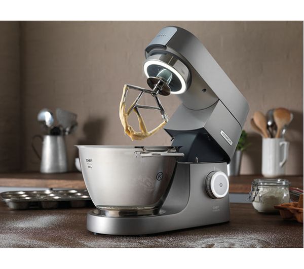 KENWOOD Chef Titanium KVC7300S Stand Mixer Silver Fast Delivery Currysie