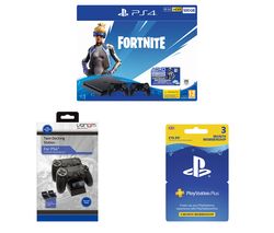 SONY PlayStation 4 with Fortnite Neo Versa, Twin Docking Station & PlayStation Plus Bundle - 500 GB
