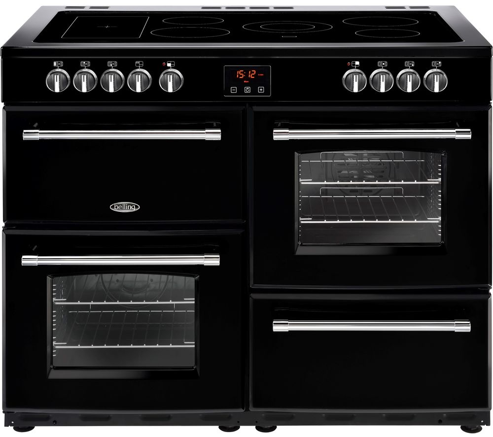 Buy BELLING Farmhouse 110E Electric Ceramic Range Cooker - Black | Free ...