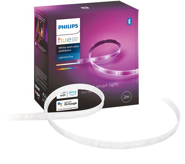 Philips Hue White Colour Ambiance Smart Led Lightstrip Plus 2 M