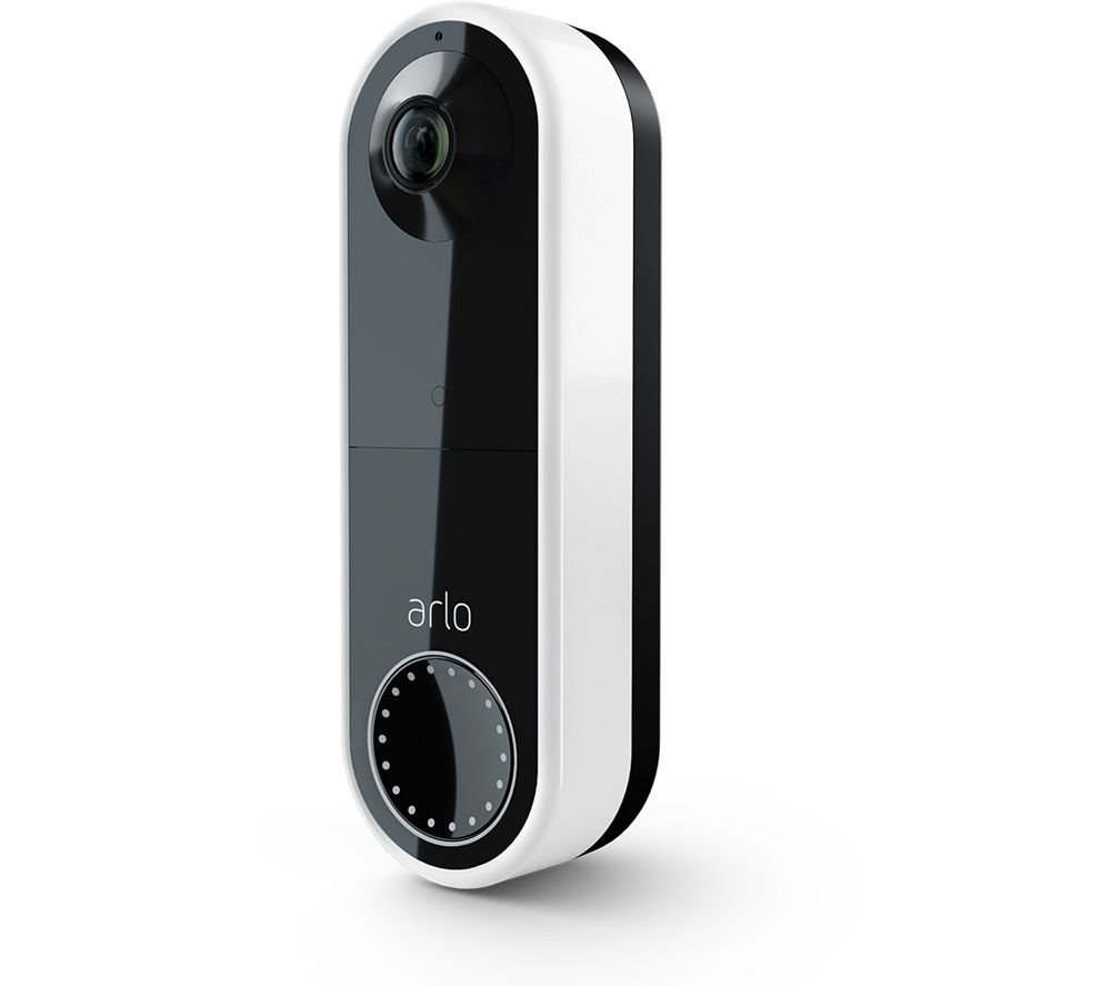 ARLO AVD1001 Video Doorbell - Black & White, Black
