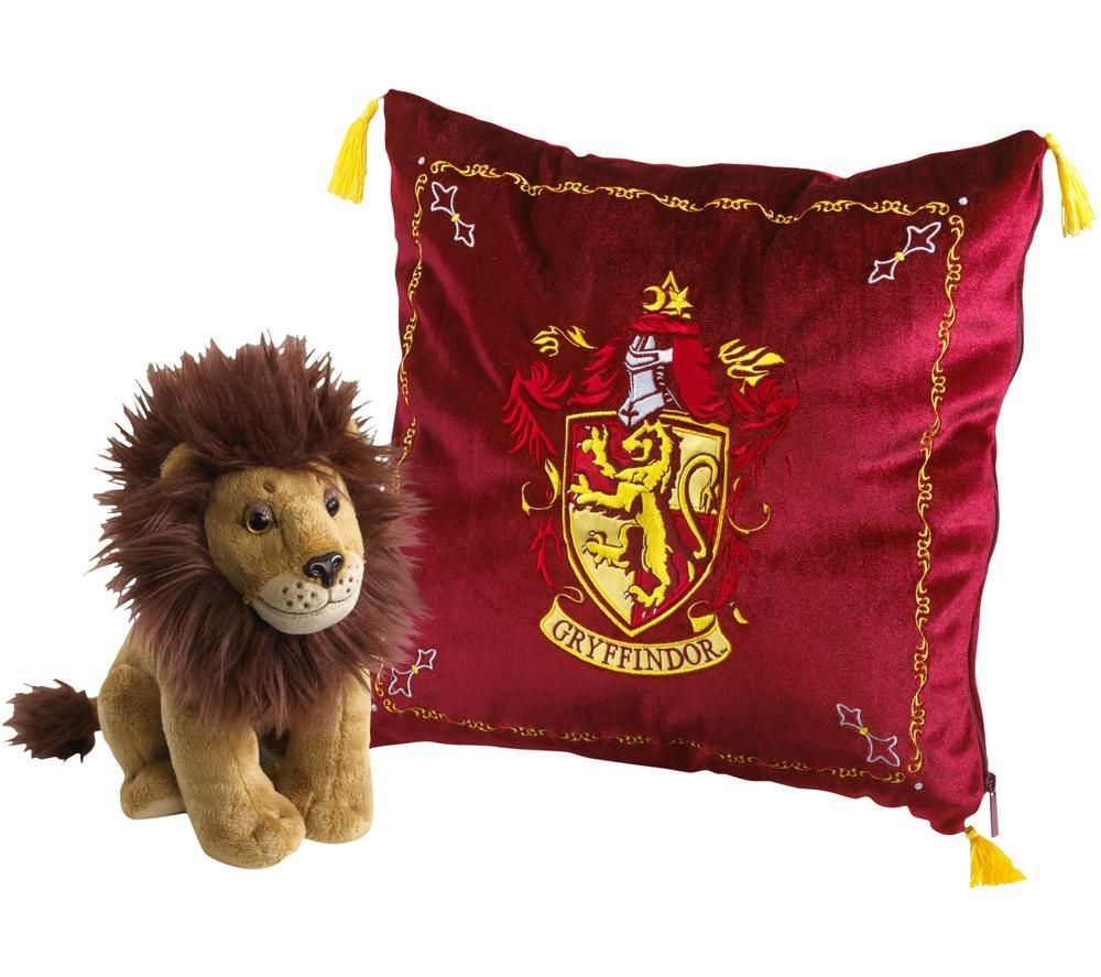 NOBLE Collection Gryffindor House Mascot & Cushion Set review