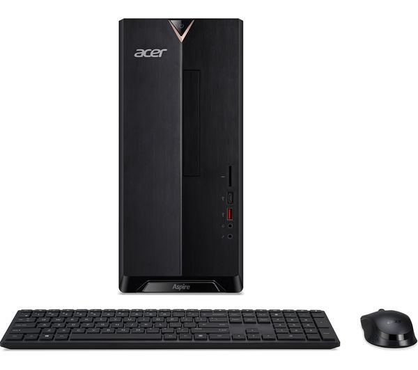 Image of ACER Aspire TC-1660 Desktop PC - Intel® Core™ i5, 1 TB HDD & 256 GB SSD, Black