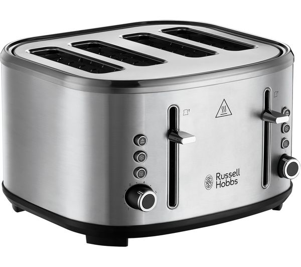 Image of RUSSELL HOBBS Stylevia 26290 4-Slice Toaster - Silver